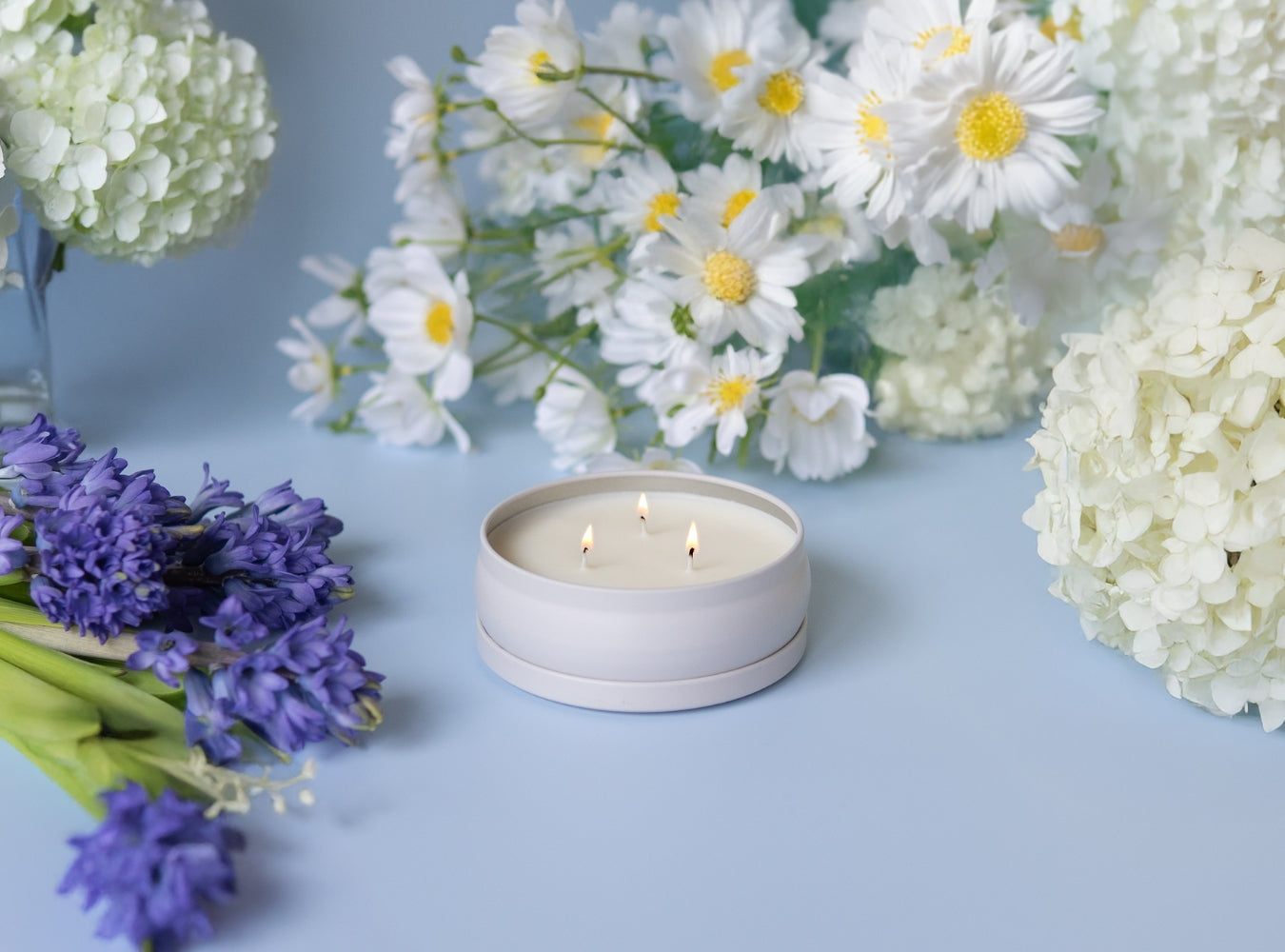 Wildflower Rain 3-Wick Candle (Featured)