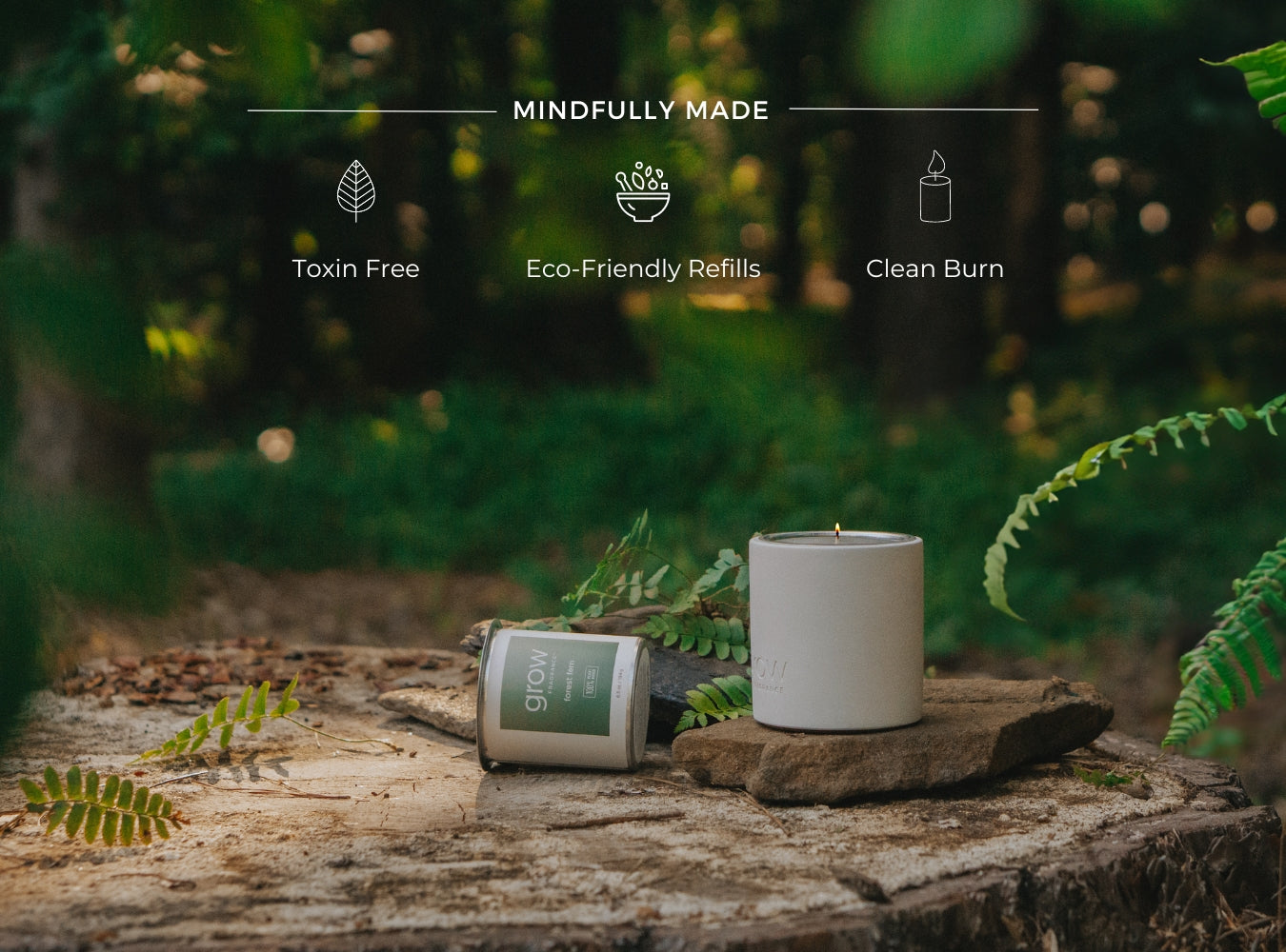 Forest Fern Candle (featured)